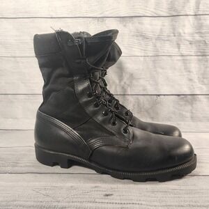 RO Search Size 11 R Men's Leather Canvas Military Combat Tactical Boots 4-97